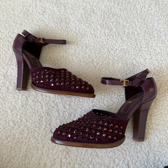 Tod’s D'Orsay Pumps in Smooth Leather and Suede size 36 - Picture 5 of 9